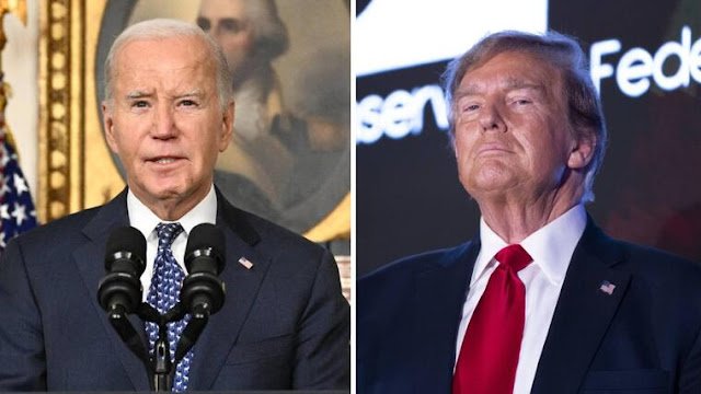 Biden y Trump ganan las primarias de Michigan Mapa de Estados Unidos con detalles geográficos.
