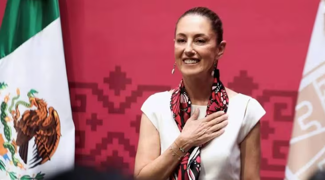 Sheinbaum dice que ‘va haber un gobierno con mano de mujer’ Claudia Sheinbaum en evento público.