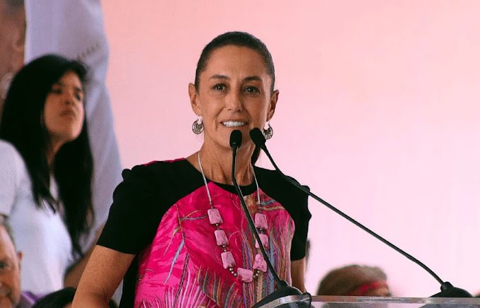 Claudia Sheinbaum niega planes de cierre de iglesias en Guanajuato Captura de pantalla del 6 de mayo de 2024.