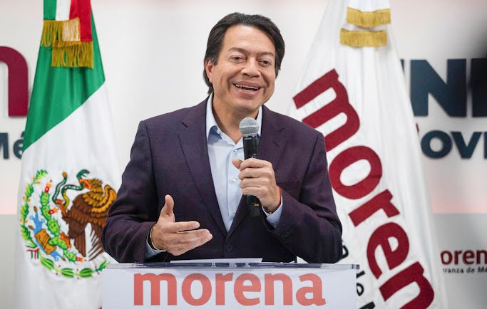 Morena solicita considerar gastos de marea rosa como parte de campaña Mario Delgado, dirigente de Morena, contacto y guía.