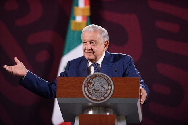 AMLO estima ahorro de $5,609 millones con eliminación de organismos autónomos Conferencia del presidente en febrero de 2024.