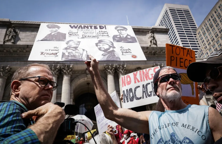 Miles protestan en EE. UU. contra Trump en defensa de la democracia Captura de pantalla del sitio web sufragio.com.mx