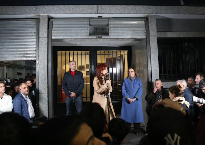 Gobiernos de Venezuela, Bolivia y Cuba respaldan a Cristina Fernández y denuncian persecución judicial Captura de pantalla del sitio web Sufragio.