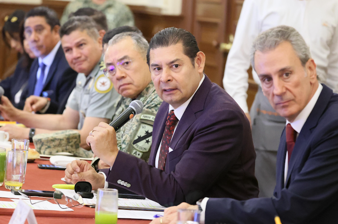 Gobierno de Puebla fortalece seguridad con estrategias integrales y trabajo conjunto con fuerzas federales Captura de pantalla del sitio web Sufragio.