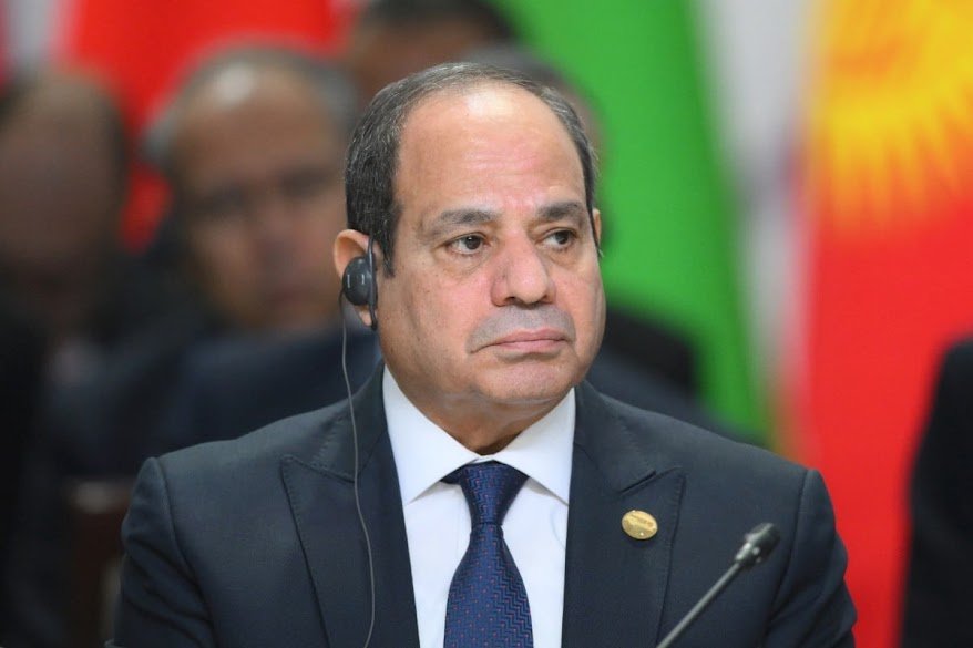 Presidente de Egipto Abdel Fattah en Kazán, Rusia.