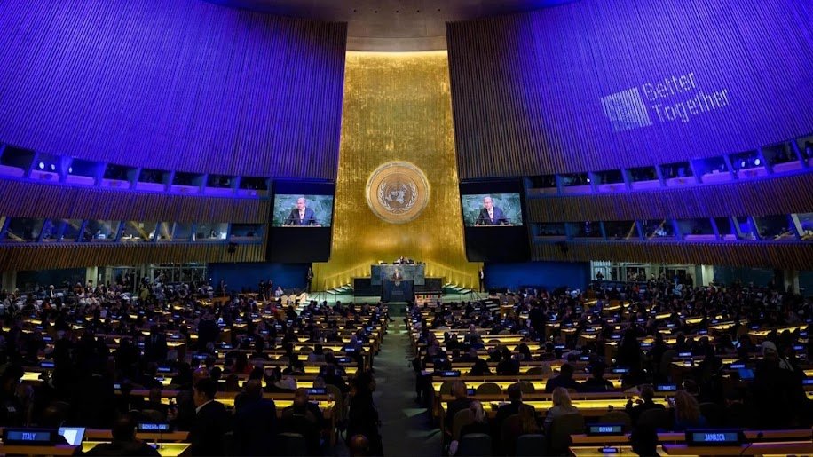 Asamblea General de la ONU en debate inicial.