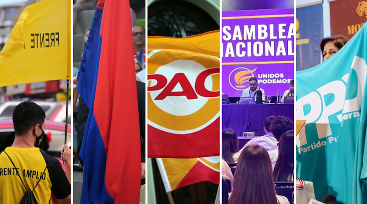 Captura de pantalla del sitio web Sufragio.