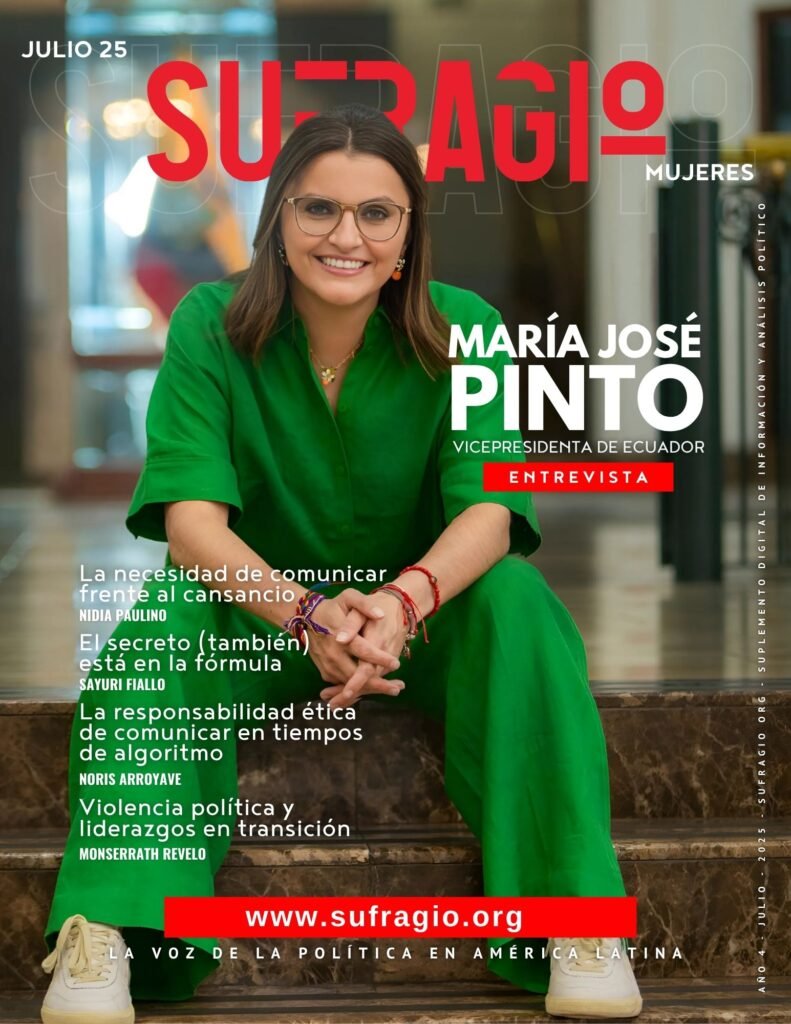 María José Pinto en La fórmula de Ecuador.