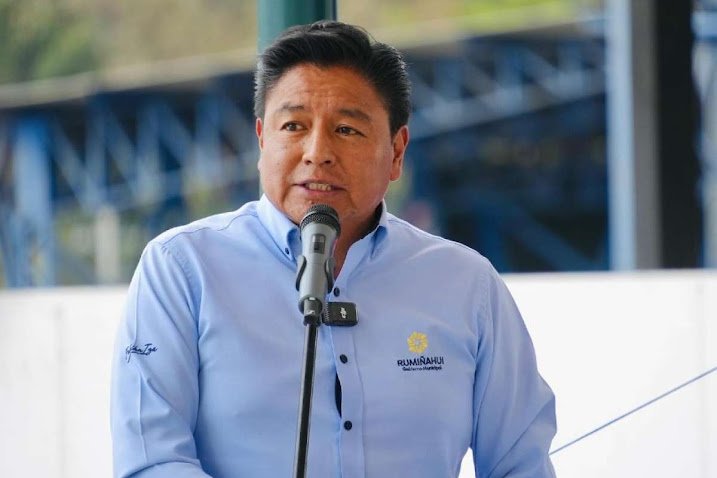 TCE Ecuador anula destitución del alcalde de Rumiñahui, Fabián Iza Fabian Iza, alcalde de Rumiñahui, durante remoción.