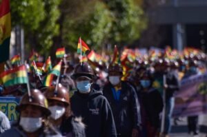 Mineros cooperativistas marchan en La Paz y exigen la abrogación del Decreto 5503 en Bolivia